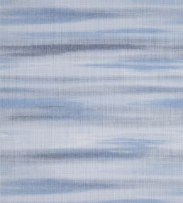 Equinox Wallpaper by Thibaut Blue and White