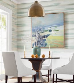 Equinox Wallpaper by Thibaut Black