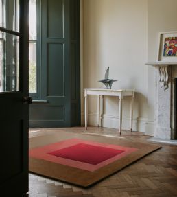 CF Editions Equivocal, 1962 by Josef Albers rug Brown/Red CFR111-01 Brown/Red