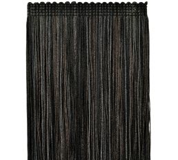 Era Chainette Fringe 200mm Trimming by Houles Charbon