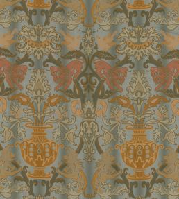 Erasmo Fabric by Nobilis Bleu Gris
