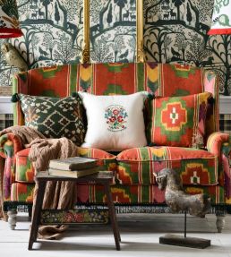 Erdely Fabric by MINDTHEGAP Green Red