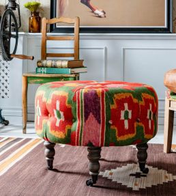 Erdely Fabric by MINDTHEGAP Green Red