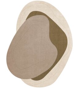 Layered Erik Bratsberg Lozza rug Olive EBLOOL210270 Olive