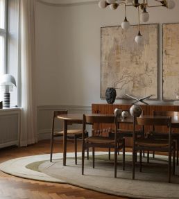 Layered Erik Bratsberg Lozza rug Olive EBLOOL210270 Olive