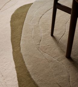 Layered Erik Bratsberg Lozza rug Olive EBLOOL210270 Olive