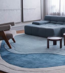 Layered Erik Bratsberg Lozza rug Teal EBLOTE210270 Teal