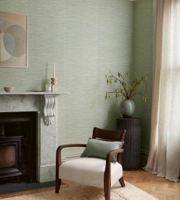 Esai Seagrass Embossed Wallpaper by Romo Cajun