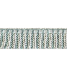 Esme Fringe Trimming by Thibaut Aqua and Willow