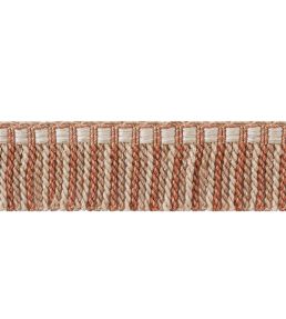Esme Fringe Trimming by Thibaut Paprika and Nutmeg