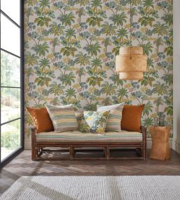 Espalier Fabric by Osborne & Little Red