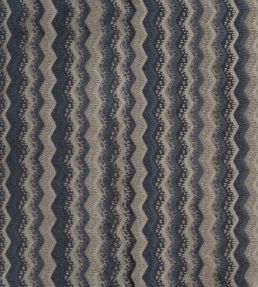 Espalier Velvet Fabric by James Hare Hortense Blue