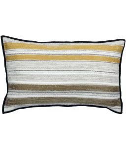 Espanto Cushion 30 x 50cm by Maison Casamance Jaune Kaki