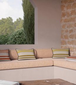 Espanto Cushion 30 x 50cm by Maison Casamance Jaune Kaki
