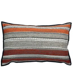 Espanto Cushion 30 x 50cm by Maison Casamance Orange Terracotta