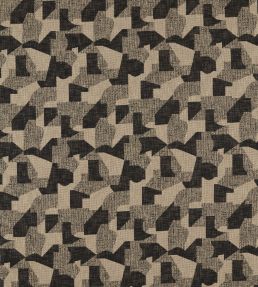 Espen Fabric by Clarke & Clarke Charcoal/Linen