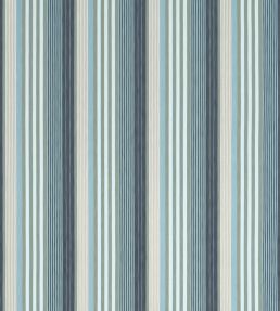 Esprit Stripe Fabric by Thibaut Navy and Sky