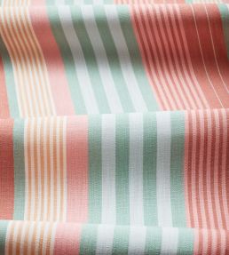Esprit Stripe Fabric by Thibaut Pool and Spice