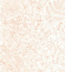 Esquisse Wallpaper by Casadeco Corail