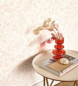 Esquisse Wallpaper by Casadeco Corail