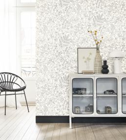 Esquisse Wallpaper by Casadeco Noir Gravure