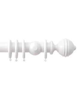 Estate 48mm Wooden Alabaster Ribbed Ball EST180R/ALA/H3027Fx2/ALA 180cm Cup 18 Alabaster