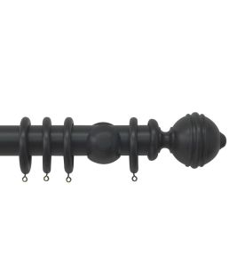 Estate 48mm Wooden Charcoal Ribbed Ball EST180R/CC/H3027Fx2/CC 180cm Cup 18 Charcoal