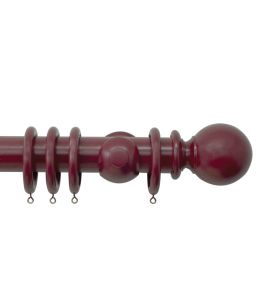 Estate 48mm Wooden Claret Ball EST180R/CLA/H5063Fx2/CLA 180cm Cup 18 Claret