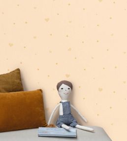 Estelle Wallpaper by Caselio Rose or
