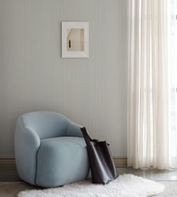Estelle Wallpaper by Sandberg Light Blue