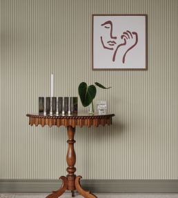 Estelle Wallpaper by Sandberg Light Green