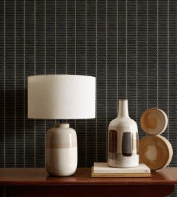 Estera Wallpaper by Coordonne Black