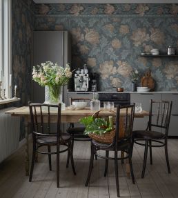 Esther Mural by Sandberg Misty Blue