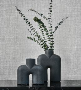 Etch Wallpaper by Prestigious Textiles Silver