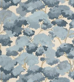Ete Wallpaper by Caselio Bleu Beige