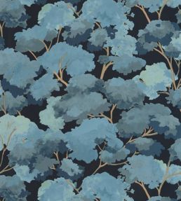 Ete Wallpaper by Caselio Bleu Nuit
