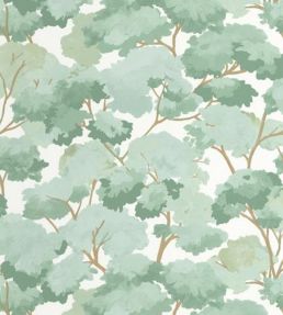 Ete Wallpaper by Caselio Vert Bleu