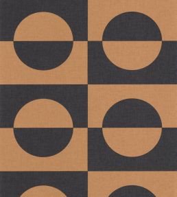 Etendu Wallpaper by Caselio Noir Beige
