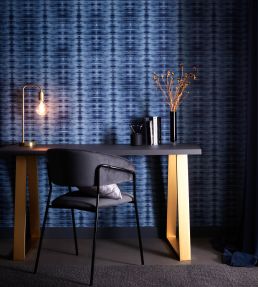 Eterea Wallpaper by Clarke & Clarke Teal