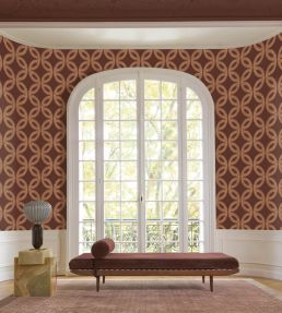 Etienne Wallpaper by Casamance Ivoire/dore