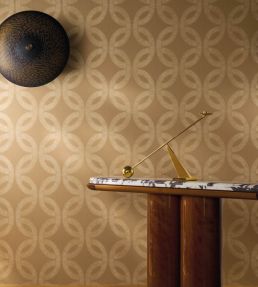 Etienne Wallpaper by Casamance Praline/dore