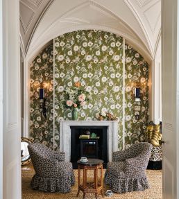 Euphoria Wallpaper by Romo China Blue