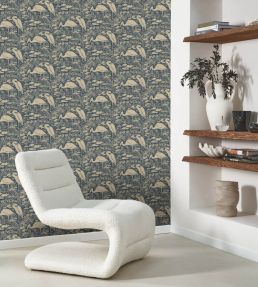 Euphrate Wallpaper by Casadeco Encre / Naturel