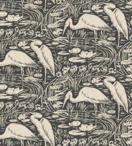 Euphrate Wallpaper by Casadeco Noir Reglisse