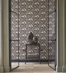 Euphrate Wallpaper by Casadeco Noir Reglisse