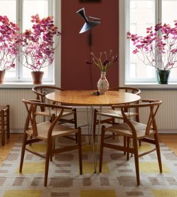 Layered Evelina Kroon Jute rug Sunny Side Up EKJY140200 Sunny Side Up
