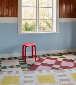 Layered Evelina Kroon Jute rug Sunny Side Up EKJY140200 Sunny Side Up