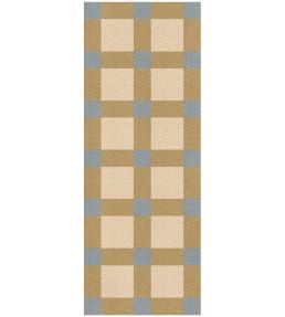 Layered Evelina Kroon Jute Runner rug Dusk EKJLB75200 Dusk