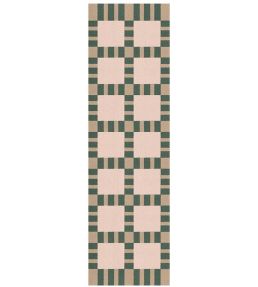 Layered Evelina Kroon Jute Runner rug Korean Chives EKJG80300 Korean Chives