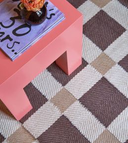 Layered Evelina Kroon Jute Runner rug Sesame EKJBR80300 Sesame